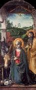 Vincenzo Foppa Adoration of the Christ Child painting